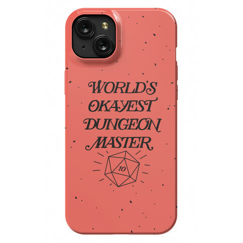 World's Okayest Dungeon Master Phone Case